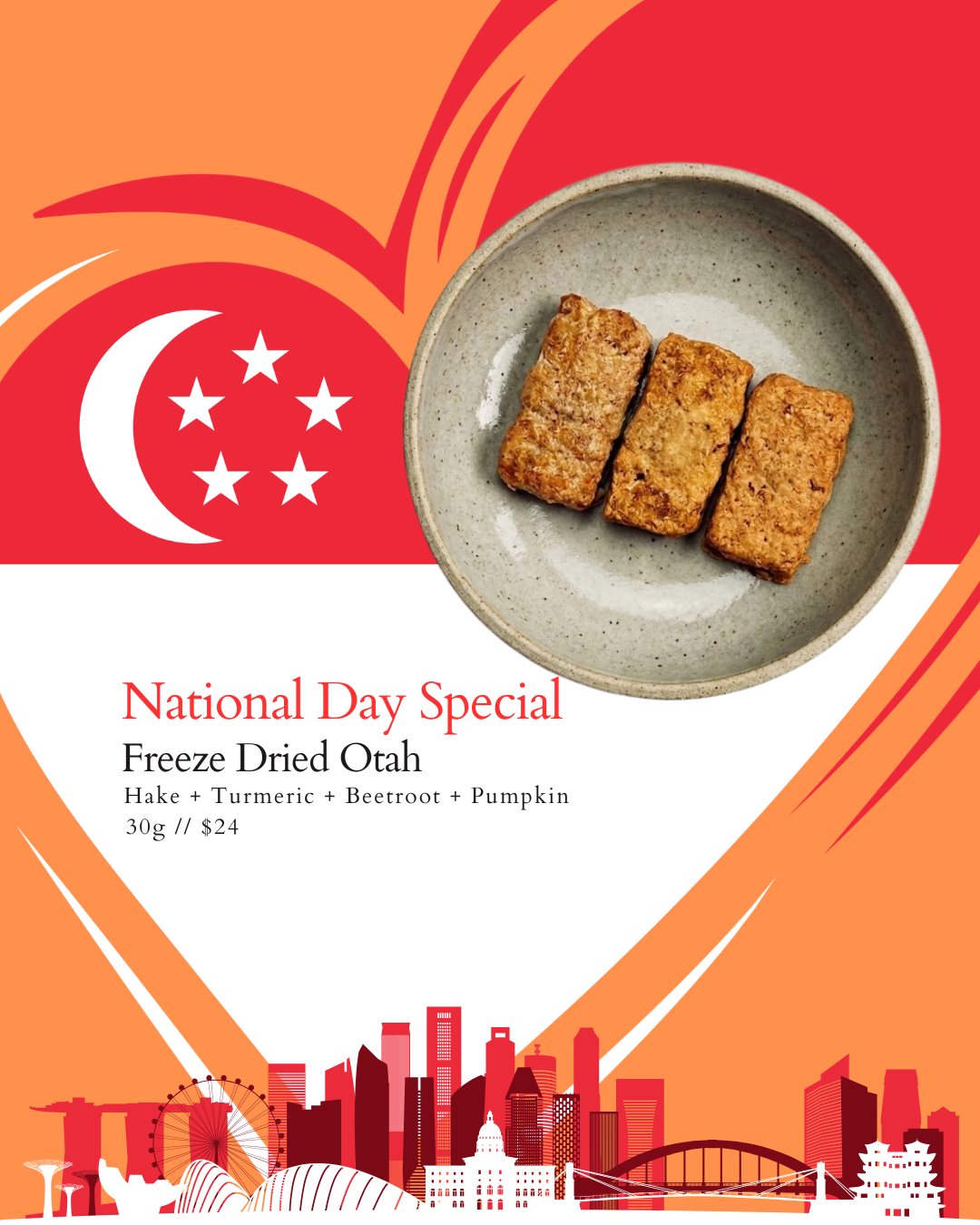 National Day Special - Freeze Dried Otah