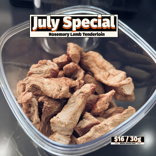 Freeze Dried Rosemary Lamb Tenderloin (30g)